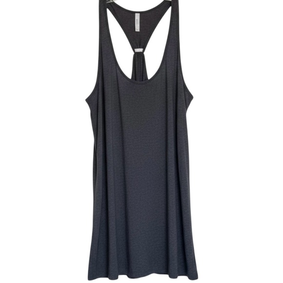 Champion Women’s Heathered Charcoal Racerback Workout Yoga Exercise Tank 2XL - Picture 4 of 13